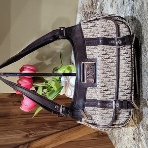 Christian Dior EUC Vintage Trotter Canvas Bag with COA